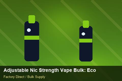 Adjustable Nic Strength Vape Bulk — Adjustable Nic Strength Vape Bulk: Eco-Friendly Materials — Shelf Placement photo 2
