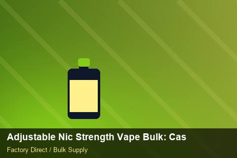 Adjustable Nic Strength Vape Bulk — Adjustable Nic Strength Vape Bulk: Case Studies — Shelf Placement photo 2