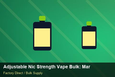 Adjustable Nic Strength Vape Bulk — Adjustable Nic Strength Vape Bulk: Margin Calculator — Shelf Placement photo 1