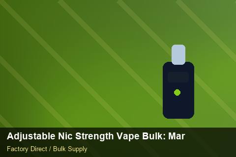 Adjustable Nic Strength Vape Bulk — Adjustable Nic Strength Vape Bulk: Margin Calculator — Shelf Placement photo 2