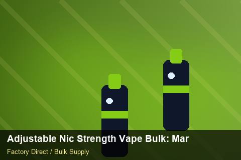 Adjustable Nic Strength Vape Bulk — Adjustable Nic Strength Vape Bulk: Market Comparison — Shelf Placement photo 2