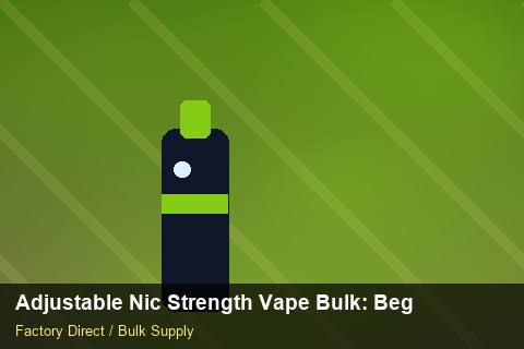 Adjustable Nic Strength Vape Bulk — Adjustable Nic Strength Vape Bulk: Beginner's Guide — Shelf Placement photo 1