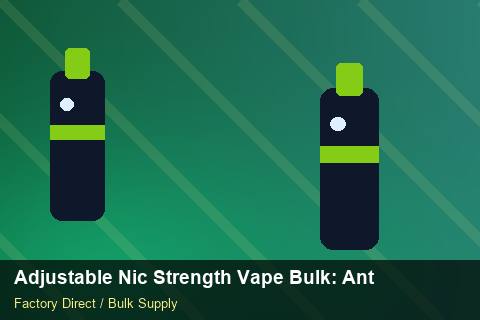 Adjustable Nic Strength Vape Bulk — Adjustable Nic Strength Vape Bulk: Anti-Counterfeit Measures — Shelf Placement photo 2