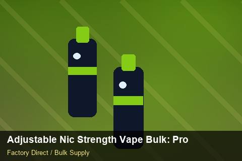 Adjustable Nic Strength Vape Bulk — Adjustable Nic Strength Vape Bulk: Product Launch Playbook — Shelf Placement photo 2