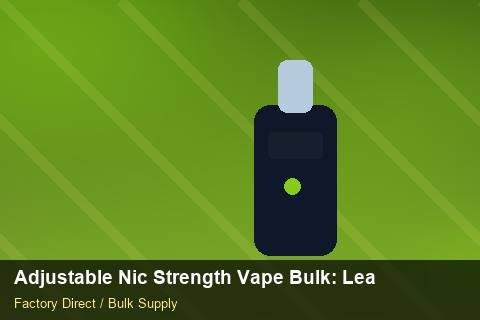Adjustable Nic Strength Vape Bulk — Adjustable Nic Strength Vape Bulk: Lead Time & MOQ — Promotional Pricing photo 2