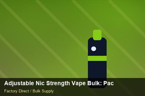 Adjustable Nic Strength Vape Bulk — Adjustable Nic Strength Vape Bulk: Packaging Standards — Promotional Pricing photo 2