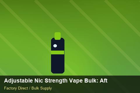 Adjustable Nic Strength Vape Bulk — Adjustable Nic Strength Vape Bulk: After-Sales Support — Promotional Pricing photo 1