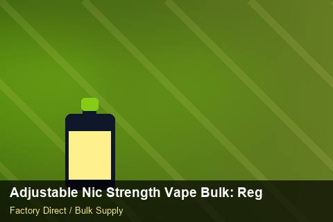 Adjustable Nic Strength Vape Bulk — Adjustable Nic Strength Vape Bulk: Regulatory Update — Promotional Pricing photo 1
