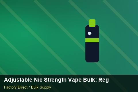 Adjustable Nic Strength Vape Bulk — Adjustable Nic Strength Vape Bulk: Regulatory Update — Promotional Pricing photo 2