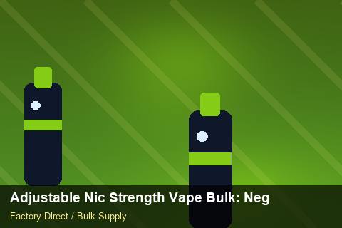 Adjustable Nic Strength Vape Bulk — Adjustable Nic Strength Vape Bulk: Negotiation Tips — Promotional Pricing photo 1