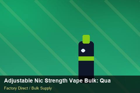 Adjustable Nic Strength Vape Bulk — Adjustable Nic Strength Vape Bulk: Quality Control Process — Promotional Pricing photo 1