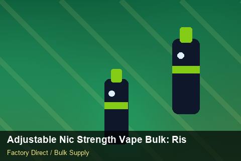 Adjustable Nic Strength Vape Bulk — Adjustable Nic Strength Vape Bulk: Risk Management — Promotional Pricing photo 1