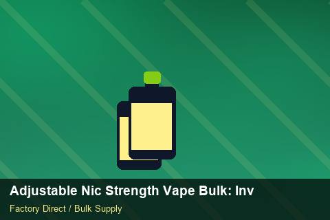 Adjustable Nic Strength Vape Bulk — Adjustable Nic Strength Vape Bulk: Inventory Management — Promotional Pricing photo 2