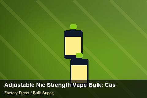 Adjustable Nic Strength Vape Bulk — Adjustable Nic Strength Vape Bulk: Case Studies — Promotional Pricing photo 2