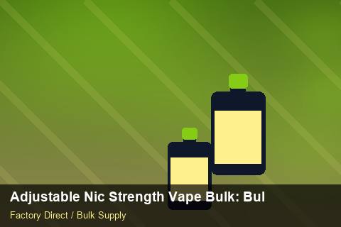 Adjustable Nic Strength Vape Bulk — Adjustable Nic Strength Vape Bulk: Bulk Supplier Guide — Loyalty Programmes photo 2