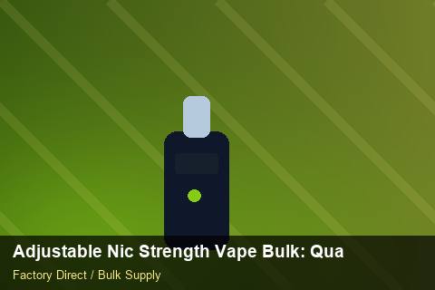 Adjustable Nic Strength Vape Bulk — Adjustable Nic Strength Vape Bulk: Quality Inspection Checklist — Loyalty Programmes photo 1