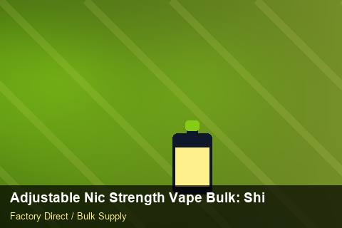Adjustable Nic Strength Vape Bulk — Adjustable Nic Strength Vape Bulk: Shipping & Logistics — Loyalty Programmes photo 2
