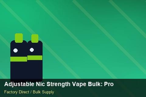 Adjustable Nic Strength Vape Bulk — Adjustable Nic Strength Vape Bulk: Procurement Strategy — Loyalty Programmes photo 2