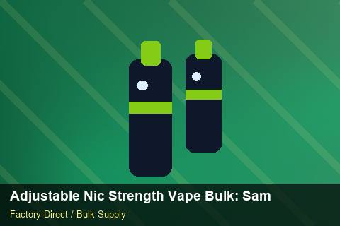 Adjustable Nic Strength Vape Bulk — Adjustable Nic Strength Vape Bulk: Sample Policy — Loyalty Programmes photo 1