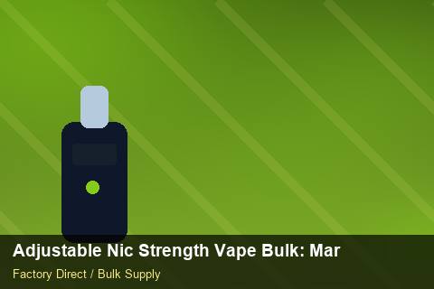 Adjustable Nic Strength Vape Bulk — Adjustable Nic Strength Vape Bulk: Market Trends 2026 — Loyalty Programmes photo 2