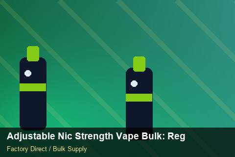 Adjustable Nic Strength Vape Bulk — Adjustable Nic Strength Vape Bulk: Regulatory Update — Loyalty Programmes photo 2