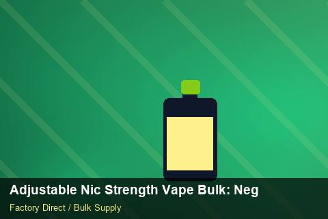Adjustable Nic Strength Vape Bulk — Adjustable Nic Strength Vape Bulk: Negotiation Tips — Loyalty Programmes photo 2