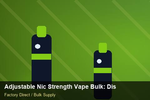 Adjustable Nic Strength Vape Bulk — Adjustable Nic Strength Vape Bulk: Distribution Channels — Loyalty Programmes photo 2