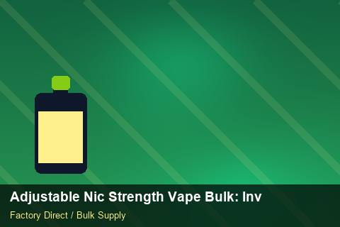 Adjustable Nic Strength Vape Bulk — Adjustable Nic Strength Vape Bulk: Inventory Management — Loyalty Programmes photo 2