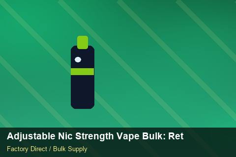Adjustable Nic Strength Vape Bulk — Adjustable Nic Strength Vape Bulk: Returns & Warranty — Loyalty Programmes photo 1