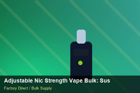 Adjustable Nic Strength Vape Bulk — Adjustable Nic Strength Vape Bulk: Sustainability — Loyalty Programmes photo 2