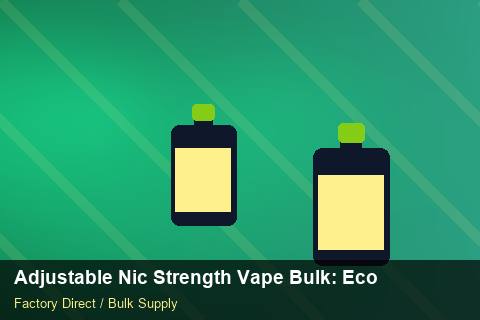 Adjustable Nic Strength Vape Bulk — Adjustable Nic Strength Vape Bulk: Eco-Friendly Materials — Loyalty Programmes photo 1