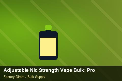 Adjustable Nic Strength Vape Bulk — Adjustable Nic Strength Vape Bulk: Procurement Checklist — Loyalty Programmes photo 1