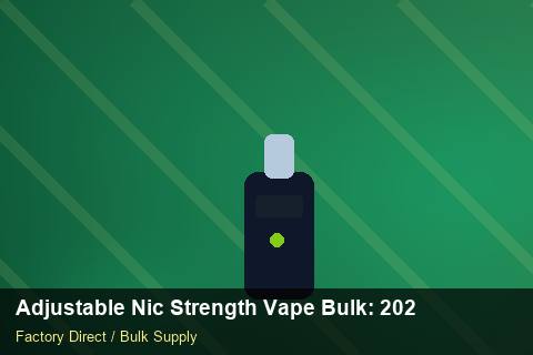 Adjustable Nic Strength Vape Bulk — Adjustable Nic Strength Vape Bulk: 2026 Buyer's Handbook — Distributor Margins photo 2