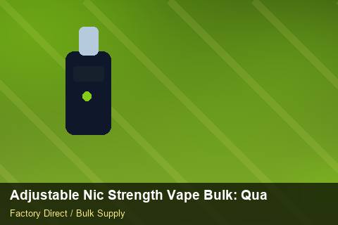 Adjustable Nic Strength Vape Bulk — Adjustable Nic Strength Vape Bulk: Quality Inspection Checklist — Distributor Margins photo 1