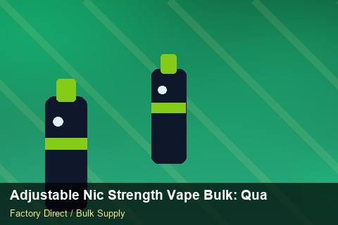 Adjustable Nic Strength Vape Bulk — Adjustable Nic Strength Vape Bulk: Quality Inspection Checklist — Distributor Margins photo 2
