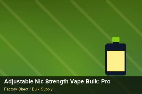 Adjustable Nic Strength Vape Bulk — Adjustable Nic Strength Vape Bulk: Procurement Strategy — Distributor Margins photo 1
