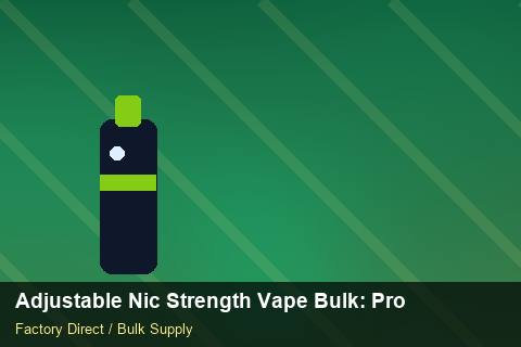 Adjustable Nic Strength Vape Bulk — Adjustable Nic Strength Vape Bulk: Procurement Strategy — Distributor Margins photo 2