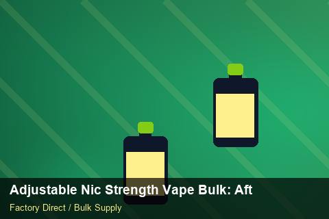 Adjustable Nic Strength Vape Bulk — Adjustable Nic Strength Vape Bulk: After-Sales Support — Distributor Margins photo 2