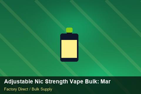 Adjustable Nic Strength Vape Bulk — Adjustable Nic Strength Vape Bulk: Market Trends 2026 — Distributor Margins photo 1