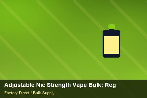 Adjustable Nic Strength Vape Bulk — Adjustable Nic Strength Vape Bulk: Regulatory Update — Distributor Margins photo 1