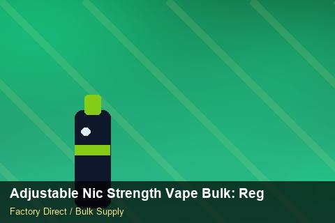 Adjustable Nic Strength Vape Bulk — Adjustable Nic Strength Vape Bulk: Regulatory Update — Distributor Margins photo 2
