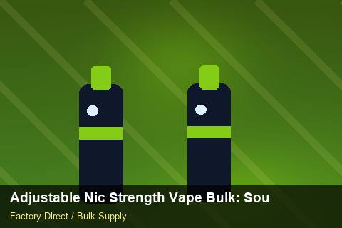 Adjustable Nic Strength Vape Bulk — Adjustable Nic Strength Vape Bulk: Sourcing Workflow — Distributor Margins photo 1