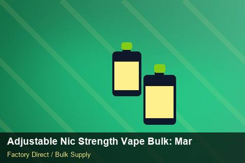 Adjustable Nic Strength Vape Bulk — Adjustable Nic Strength Vape Bulk: Margin Calculator — Distributor Margins photo 1