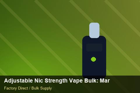 Adjustable Nic Strength Vape Bulk — Adjustable Nic Strength Vape Bulk: Margin Calculator — Distributor Margins photo 2
