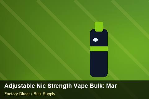 Adjustable Nic Strength Vape Bulk — Adjustable Nic Strength Vape Bulk: Market Comparison — Distributor Margins photo 2