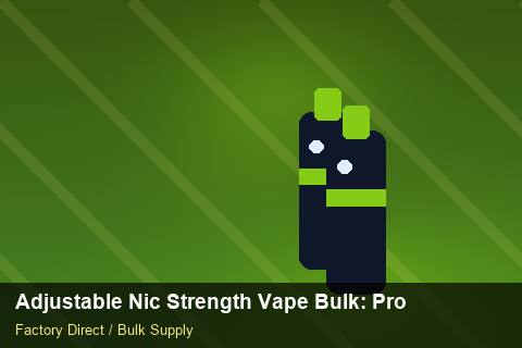 Adjustable Nic Strength Vape Bulk — Adjustable Nic Strength Vape Bulk: Product Launch Playbook — Distributor Margins photo 2