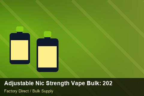 Adjustable Nic Strength Vape Bulk — Adjustable Nic Strength Vape Bulk: 2026 Buyer's Handbook — Wholesale Markups photo 1