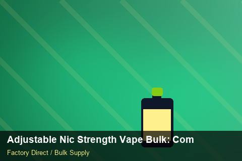 Adjustable Nic Strength Vape Bulk — Adjustable Nic Strength Vape Bulk: Compliance Standards — Wholesale Markups photo 2