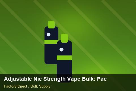 Adjustable Nic Strength Vape Bulk — Adjustable Nic Strength Vape Bulk: Packaging Standards — Wholesale Markups photo 2