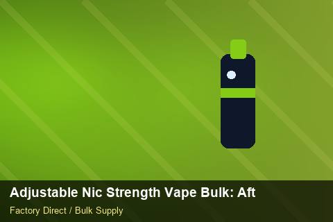Adjustable Nic Strength Vape Bulk — Adjustable Nic Strength Vape Bulk: After-Sales Support — Wholesale Markups photo 1